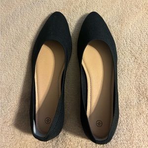 Black flats size 10